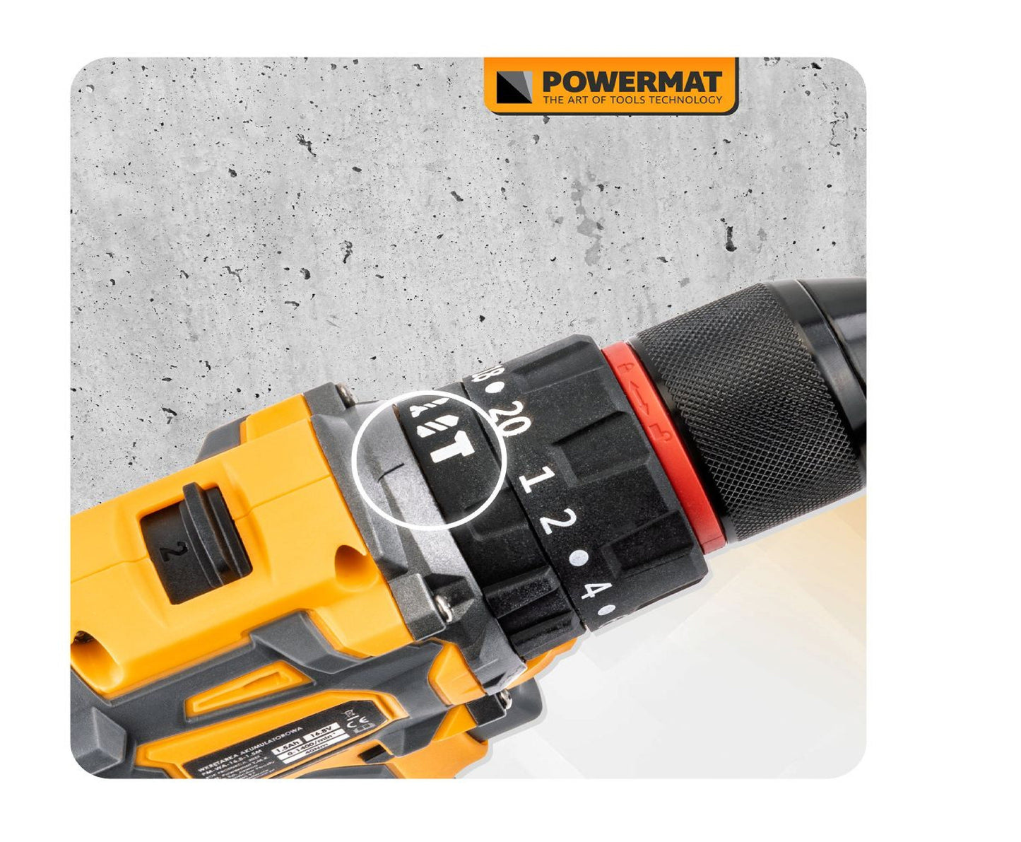 Masina de gaurit si insurubat cu acumulator PM-WA-16.8V-1.5M, Powermat PM1412