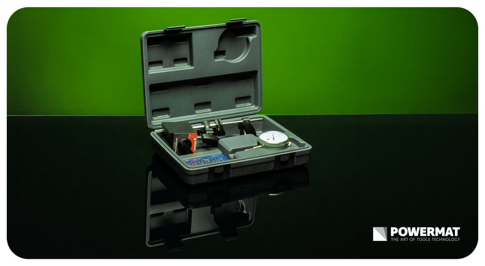 Set ceas comparator cu suport magnetic PM-CZ-10T, 0-10 mm, Powermat PM1521
