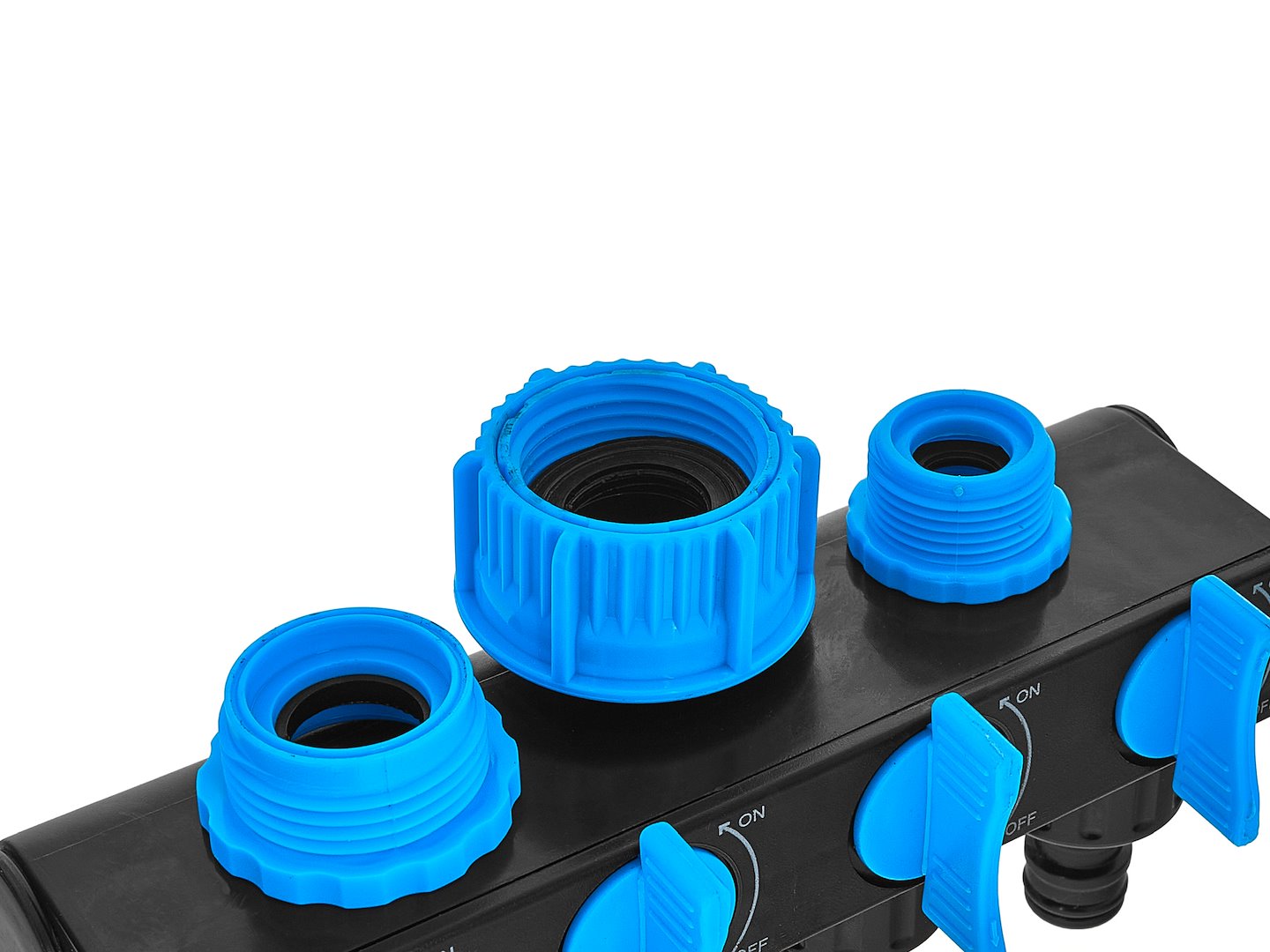 Cuplaj furtun cu 4 cai 3 / 4" cu reductie de 1 / 2" Sky-Line, Geko G72959