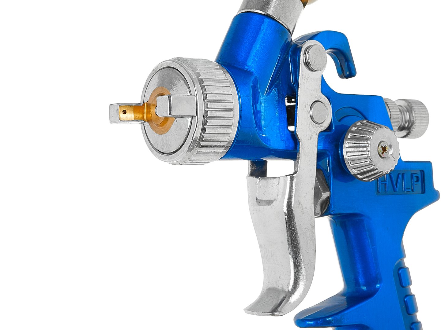 Pistol de vopsit HVLP cu regulator de presiune, 0.8 mm, 1 / 4", 125 ml, Geko G03122