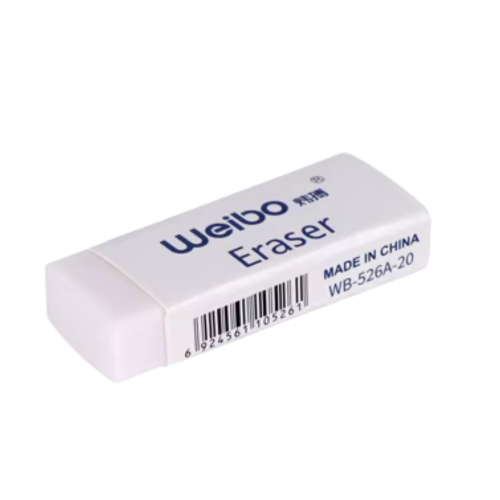 Guma de sters WB-527-40, alb, 3.5 x 1.5 x 1 cm, Lean 22414