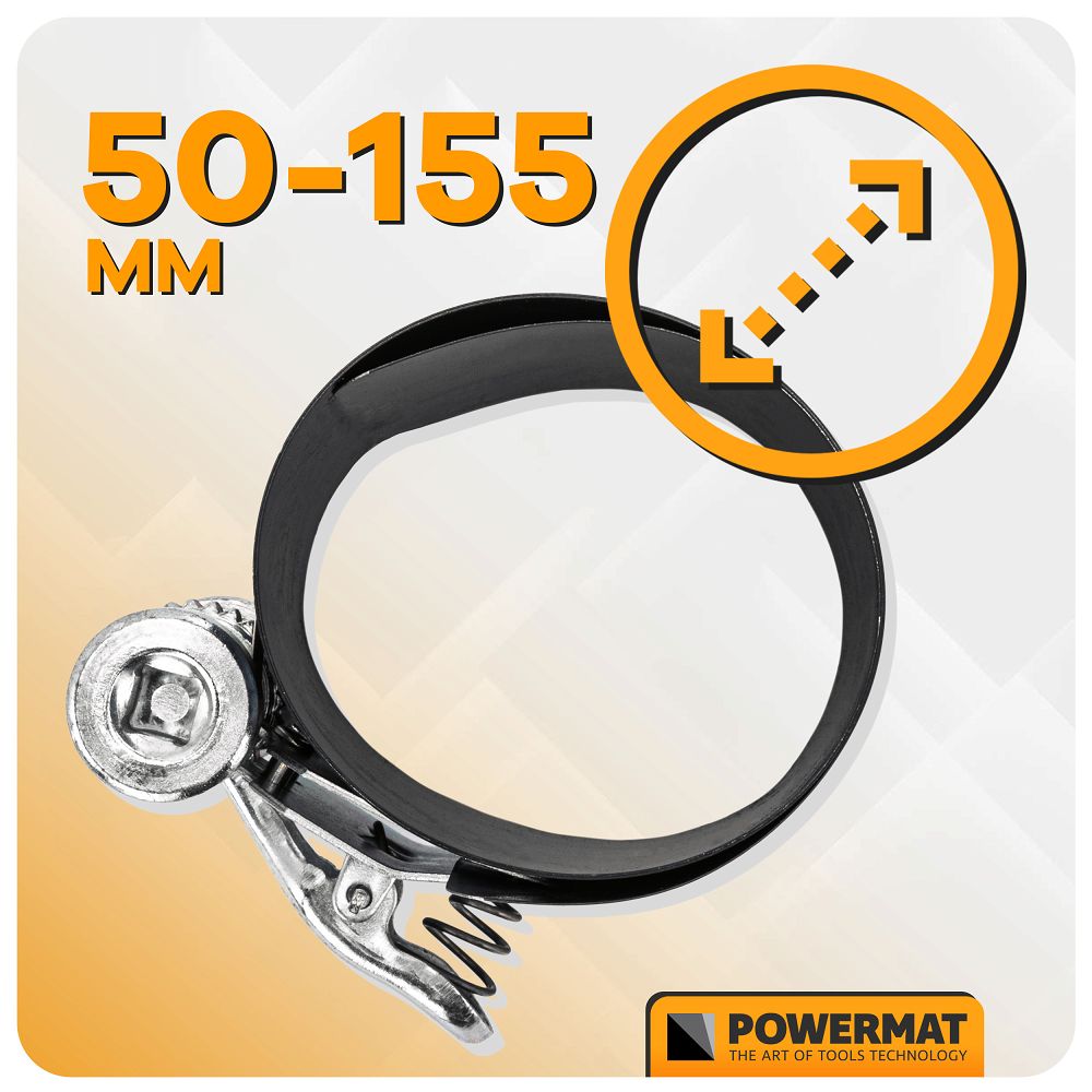 Dispozitiv montare segmenti piston PM-ZDPT-155T, 50-155 mm, Powermat PM1400