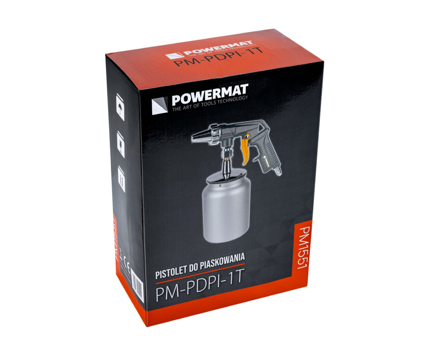 Pistol de sablare PM-PDPI-1T, 160 l / min, Powermat PM1551