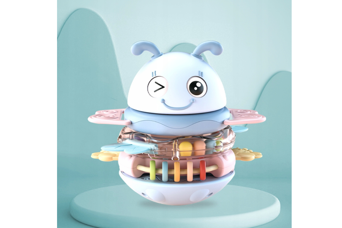 Jucarie interactiva senzoriala pentru bebelusi, 16 x 15 cm, MalPlay 111029