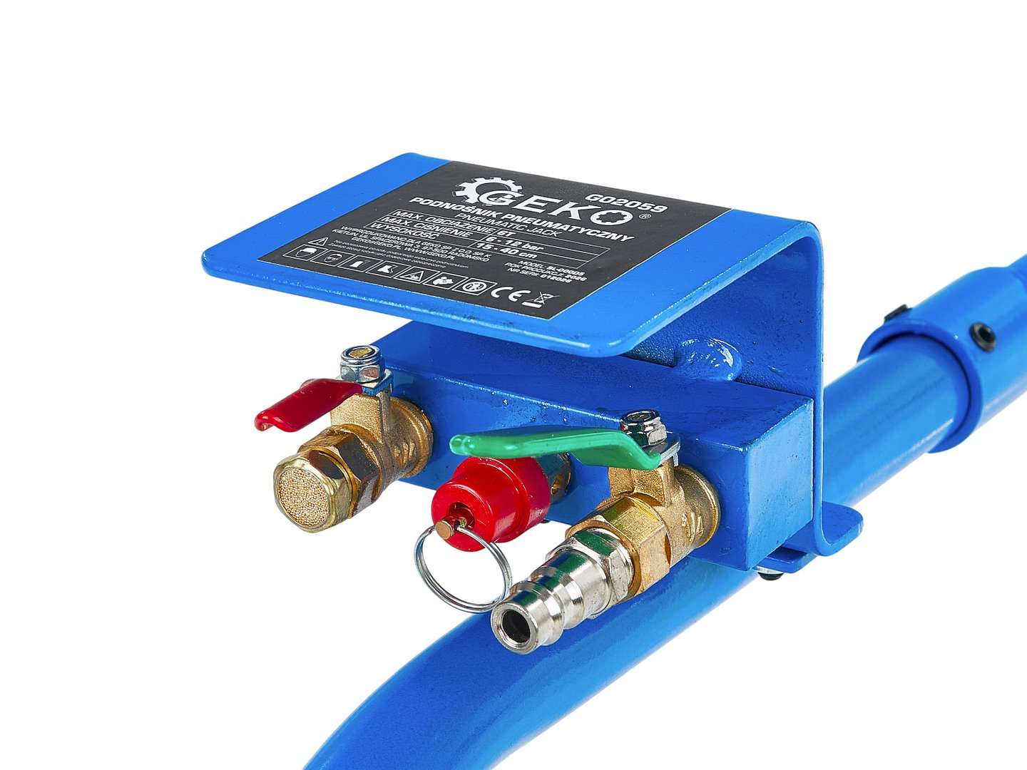 Cric pneumatic tip om de zapada, 6 T, Geko G02059