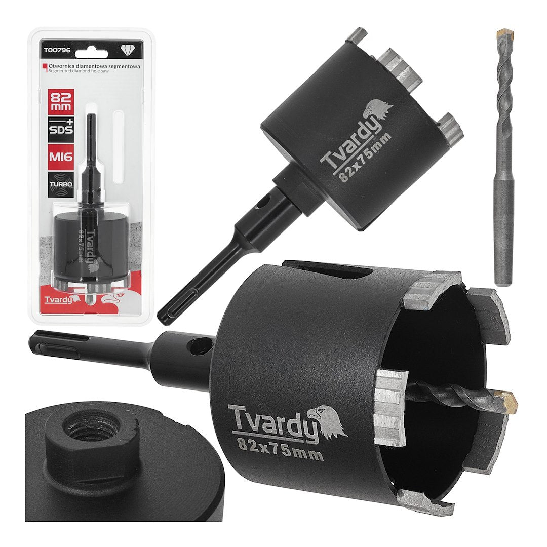 Carota diamantata M16, 82 mm, Tvardy T00796