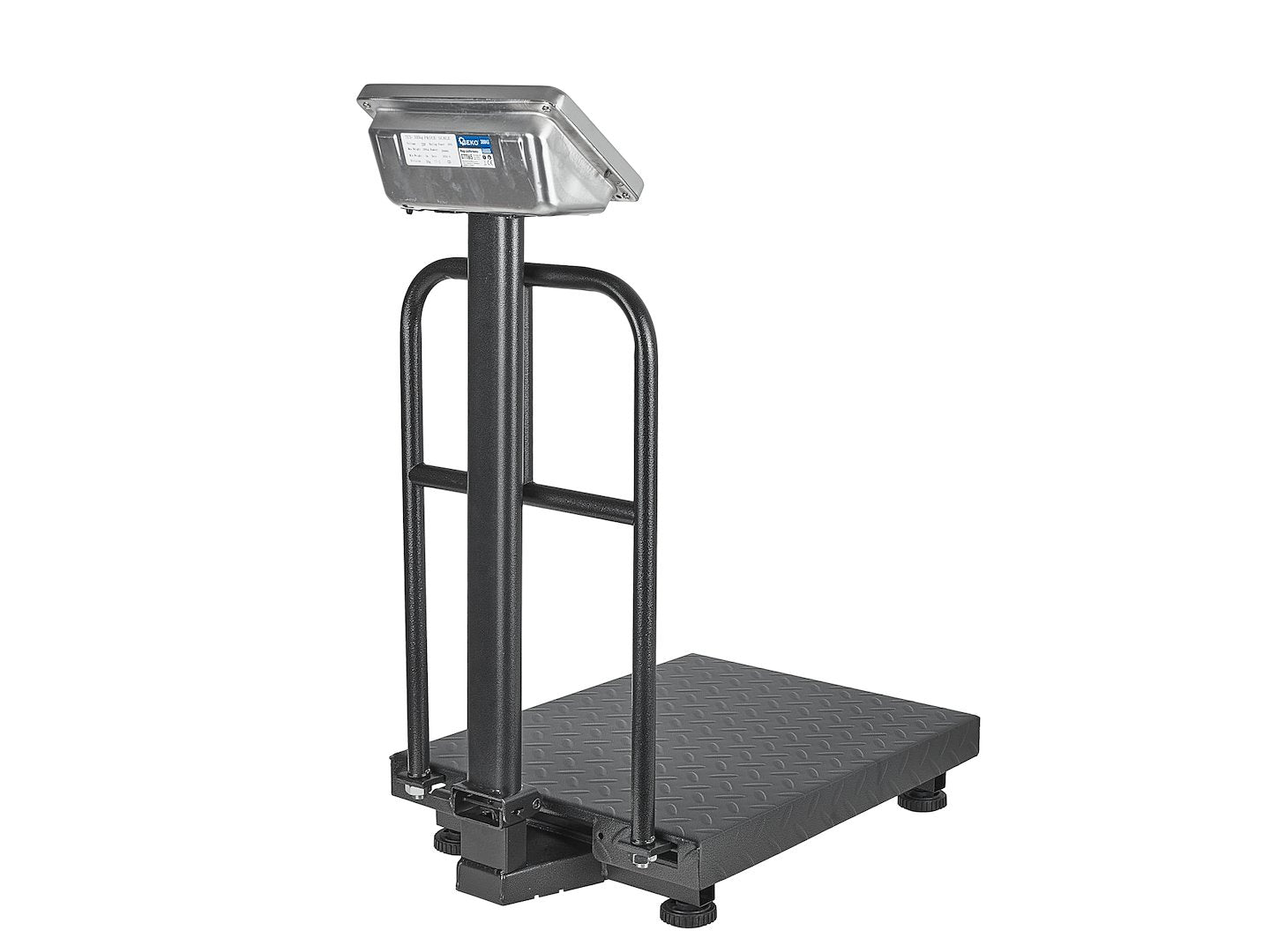 Cantar comercial cu platforma, afisaj LCD, capacitate maxima 300 kg, Geko G71165