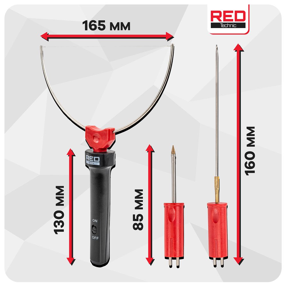 Cutit termic pentru polistiren 9 W, Red Technic RTNTDS0160