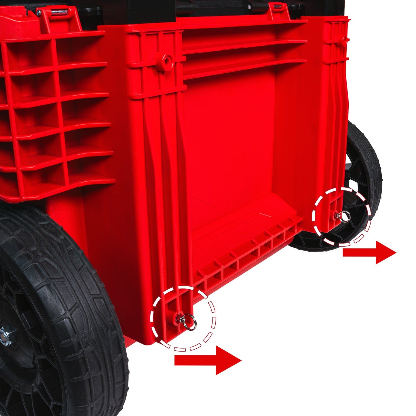 Sistem depozitare modular cu roti RDP-MSS7, 556 x 1120 x 424 mm, Raider 139615