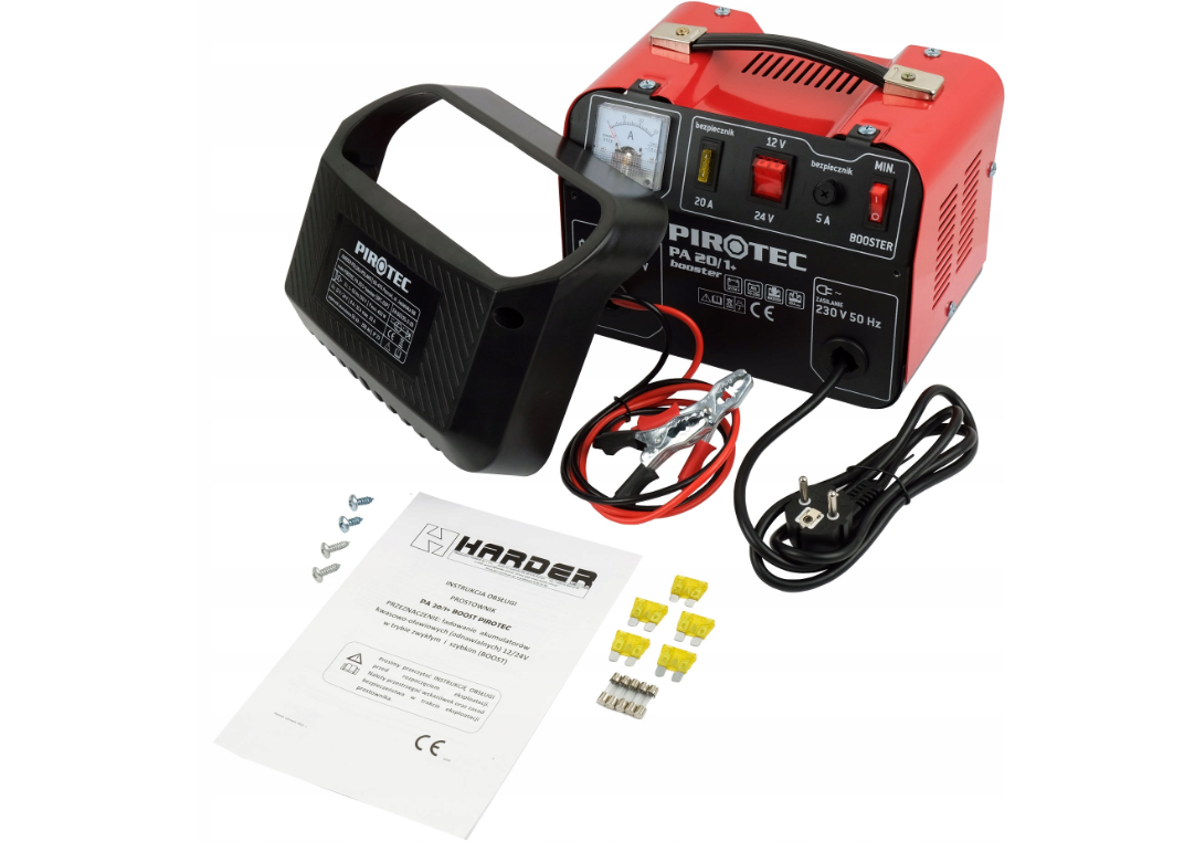 Redresor auto cu incarcare Pirotec, 50-200 Ah, 12 / 24 V, Harder HD1022