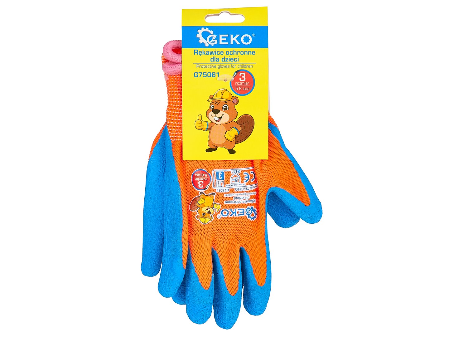 Manusi de protectie pentru copii, marimea 3 (5-8 ani), Geko G75061