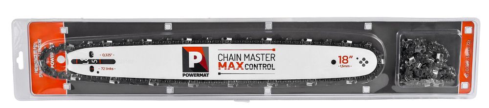 Lama ghidaj fierastrau cu 2 lanturi PM-PR-18.72.2M, Powermat PM1541