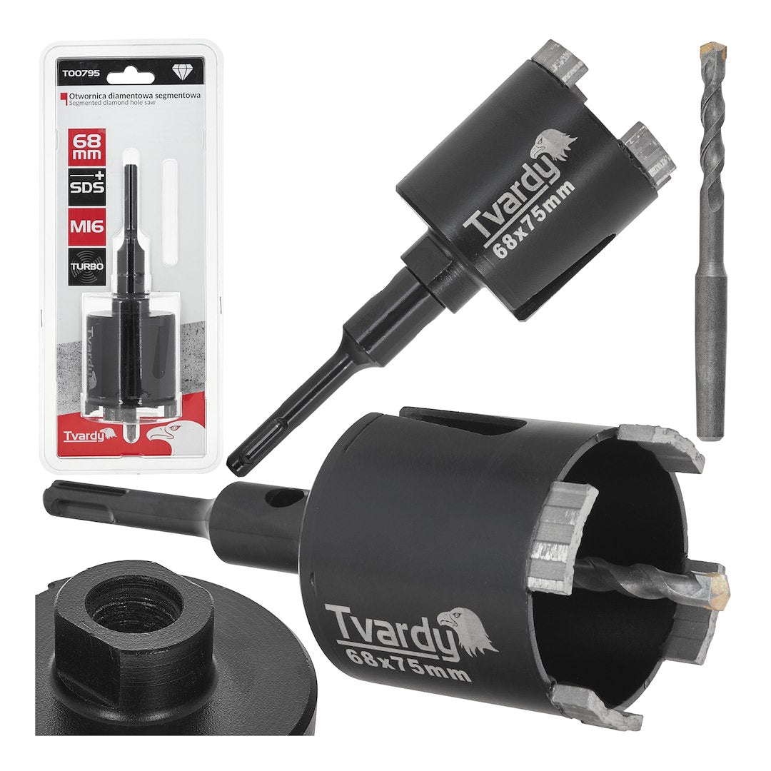 Carota diamantata M16, 62 mm, Tvardy T00795