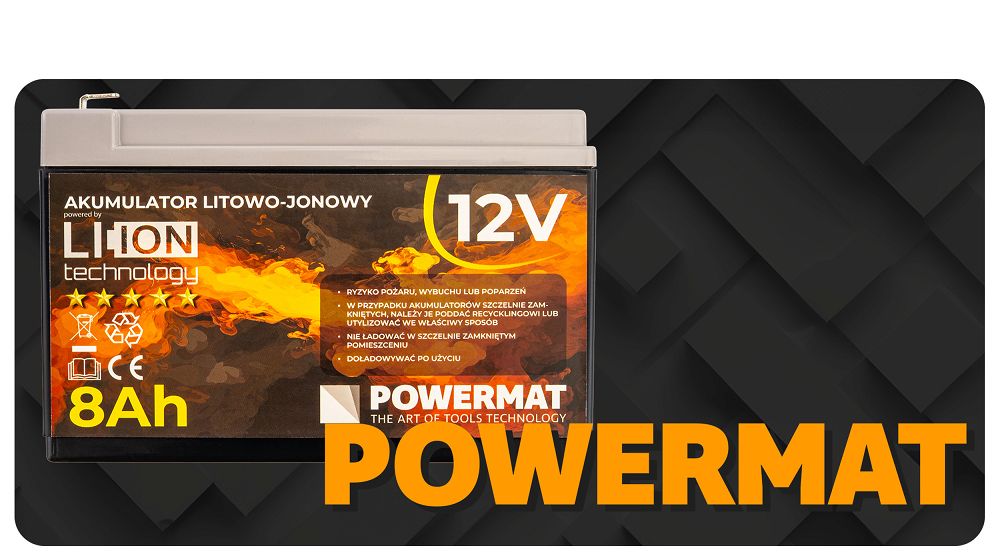 Acumulator Li-Ion PM-AKLJ-12V8AM, 12 Ah, 12 V, Powermat PM1518