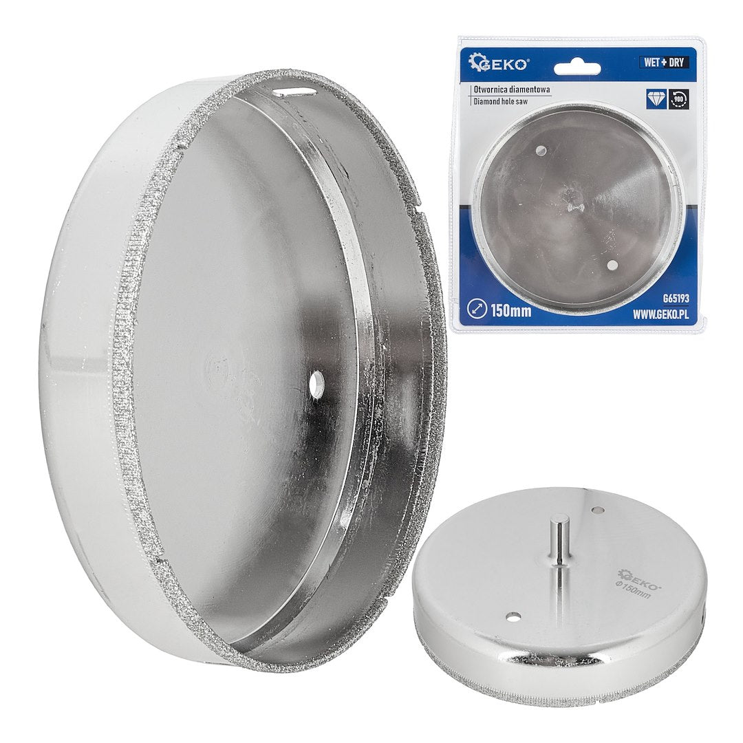 Carota diamantata pentru gresie, 150 mm, Geko G65193