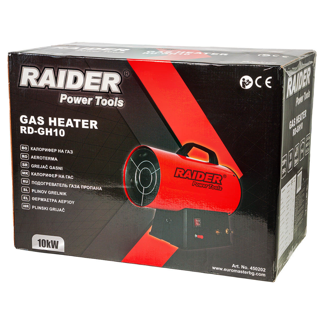 Aeroterma pe gaz RD-GH10, 10 kW, Raider 450202