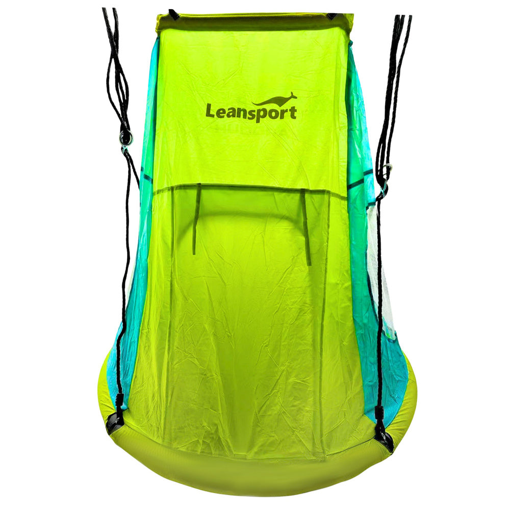 Cort balansoar 2 in 1, verde, 110-120 cm, Lean 26660