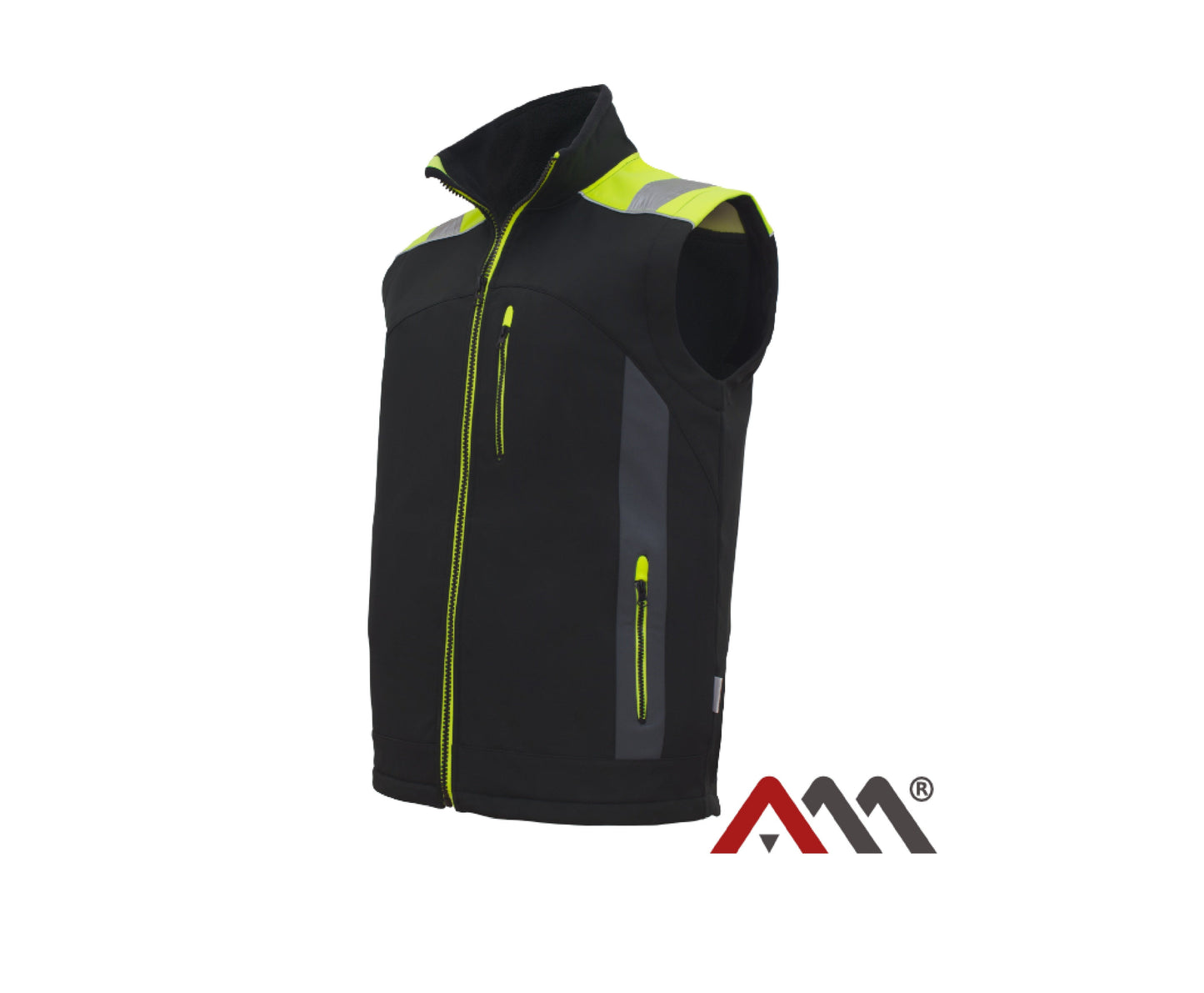 Vesta softshell reflectorizanta Classwork BZR, marimea L, Artmas ART461087