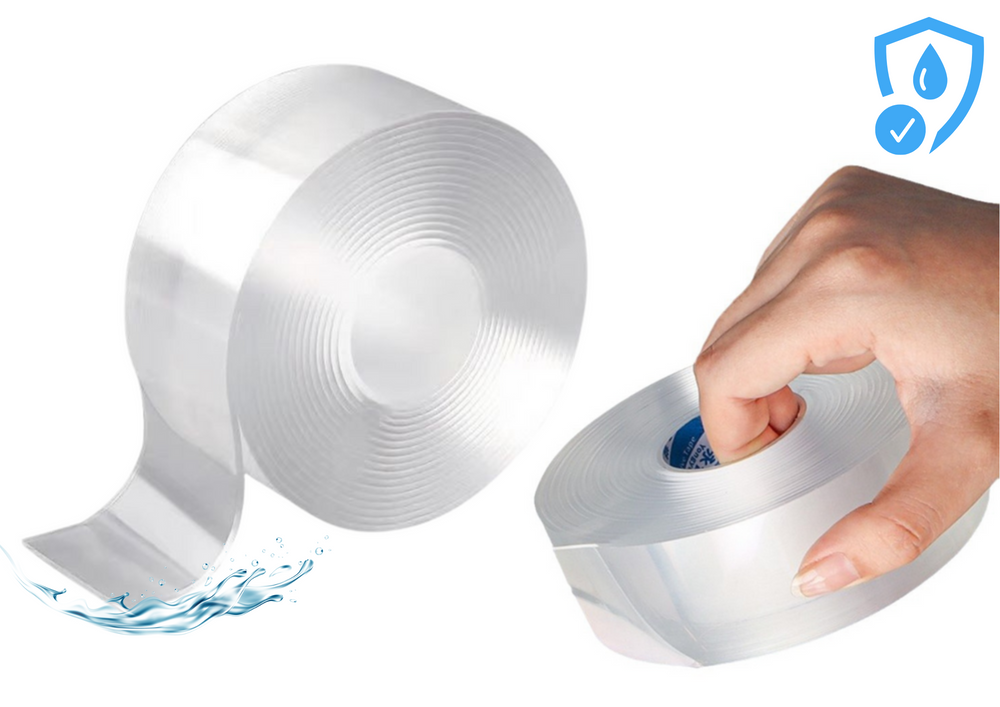 Banda dublu adeziva acrilica din cauciuc, 3 m, Lean 20731