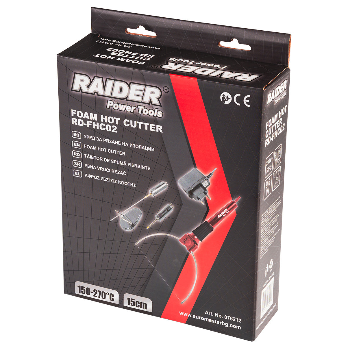 Aparat pentru taiat polistiren RD-FHC02, 15 cm, 150-270 °C, Raider 076212