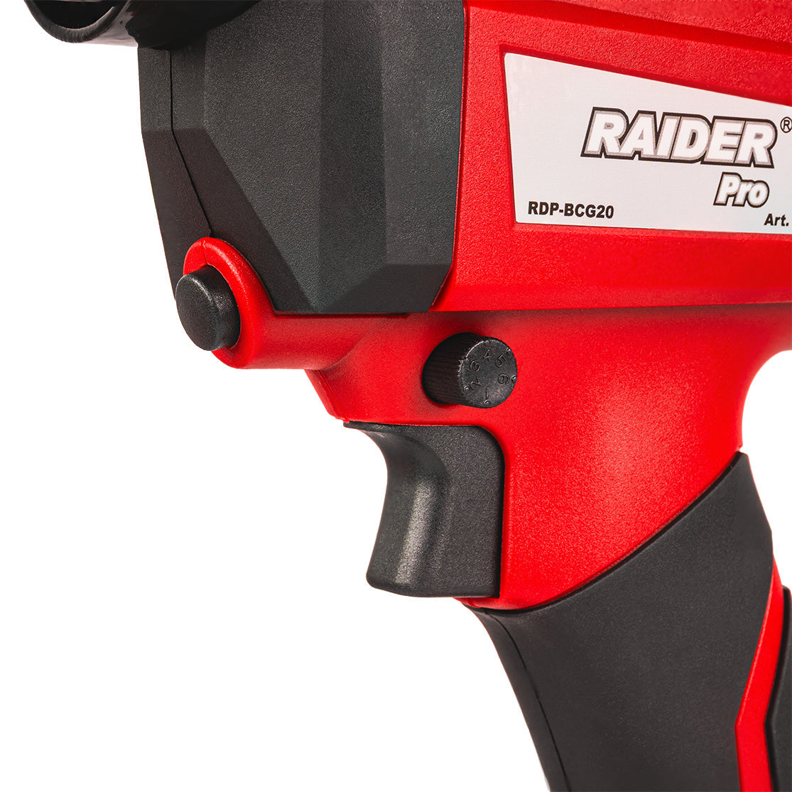 Pistol pentru silicon RDP-BCG20 Solo (fara acumulator si incarcator) R20 310 ml LED, viteza variabila, Raider 041611