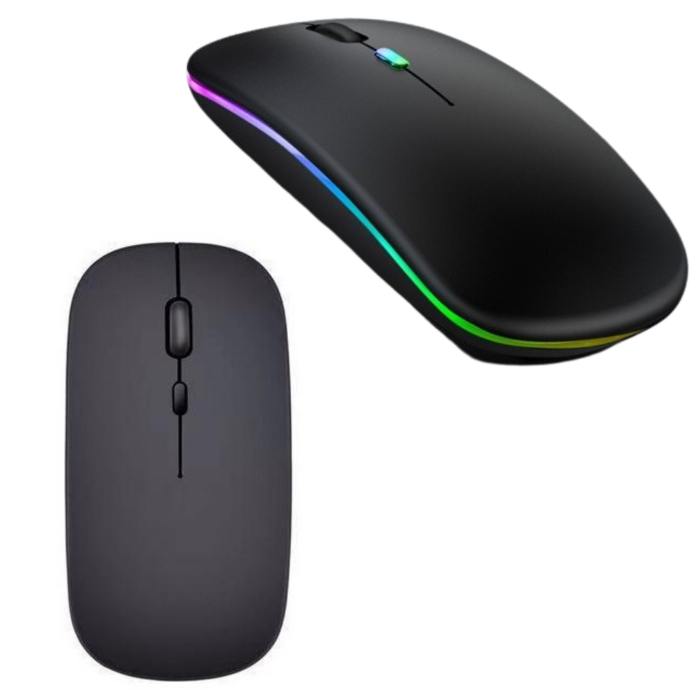 Mouse wireless universal silentios, negru, Lean 20979
