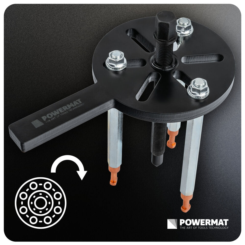 Extractor pentru rulmenti PM-SLWK-32T, 32 piese, Powermat PM1536