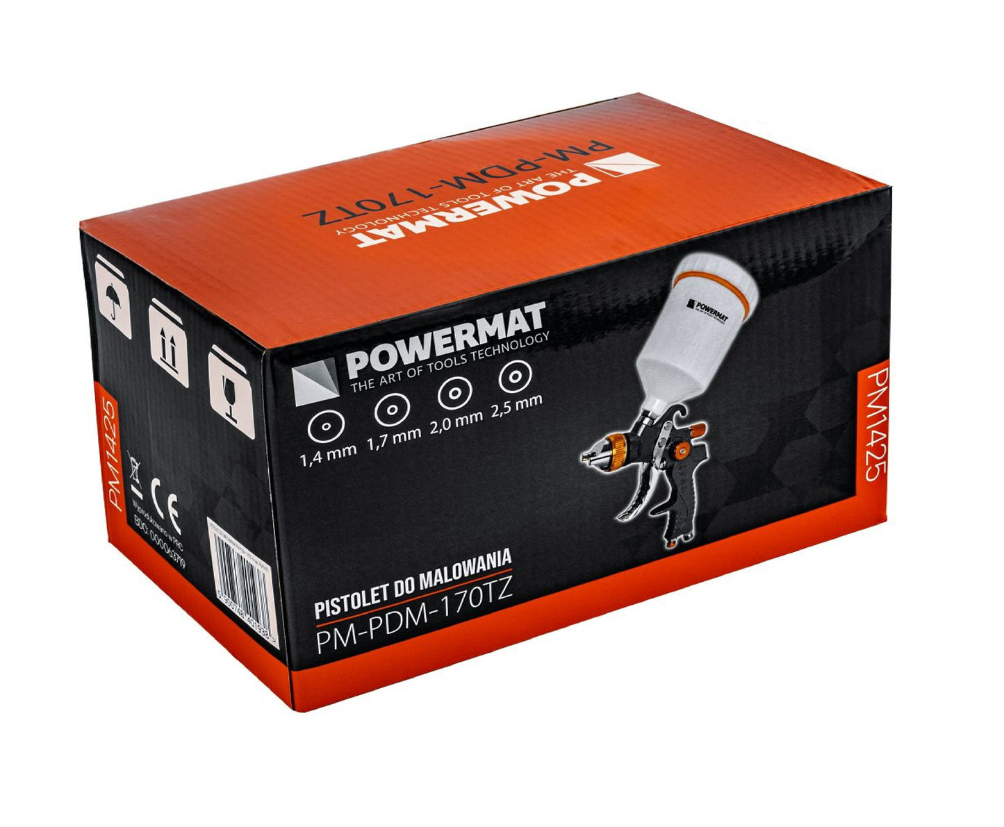 Pistol de vopsit HVLP PM-PDM-170TZ, 600 ml, 170 l / min, Powermat PM1425