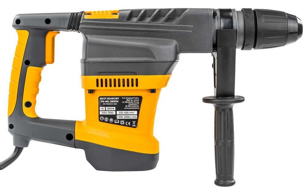 Ciocan rotopercutor PM-MU-2800TN, 2800 W, SDS Max, Powermat PM1281