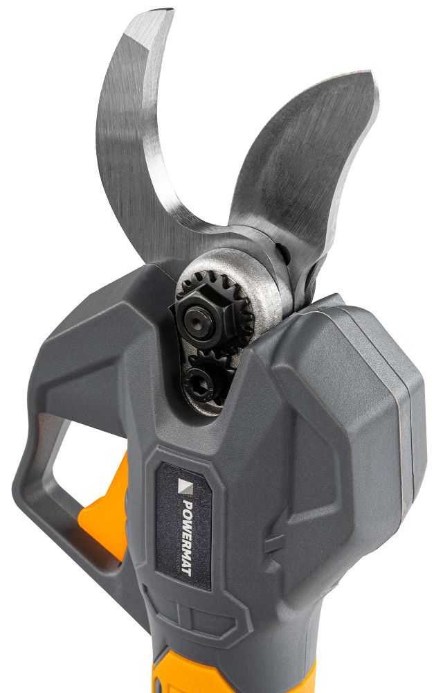 Foarfeca electrica cu acumulator pentru gradina PM-SA-21V-2AM, 30 mm, 1000 W, 2 x 21 V, afisaj LCD, Powermat PM1550