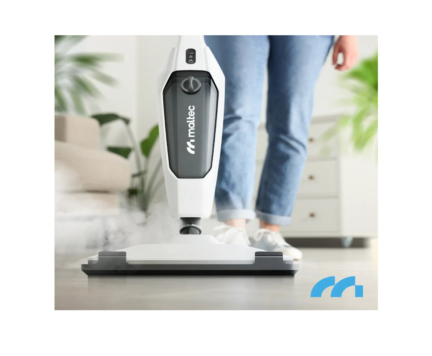 Mop electric multifunctional cu abur si accesorii SteamExpert HDS4600W, 2000 W, MalTec 113483