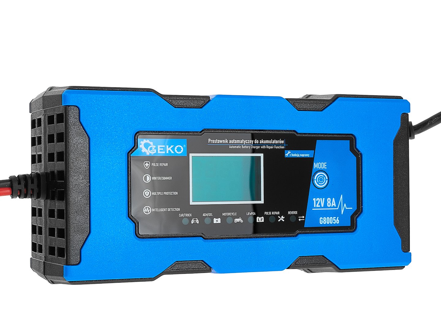 Starter auto multifunctional cu functie de reparare, 12 V, 8 A, Geko G80056