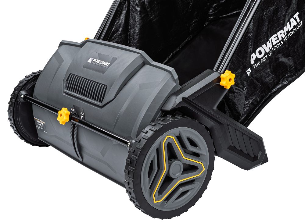 Colector manual de frunze PM-ZDL-530M, 0-40 mm, latime de lucru 530 mm, capacitate cos 100 l, Powermat PM1391