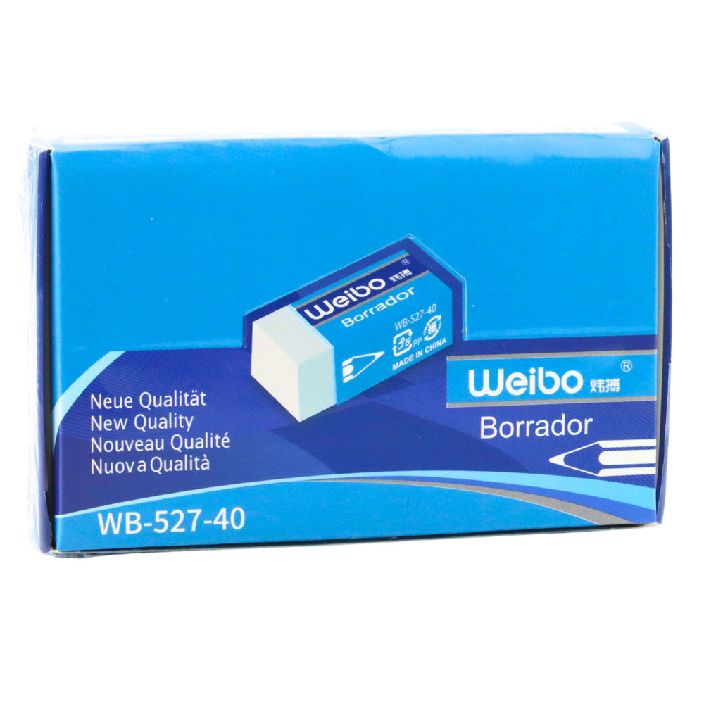 Guma de sters WB-527-40, alb, 3.5 x 1.5 x 1 cm, Lean 22414
