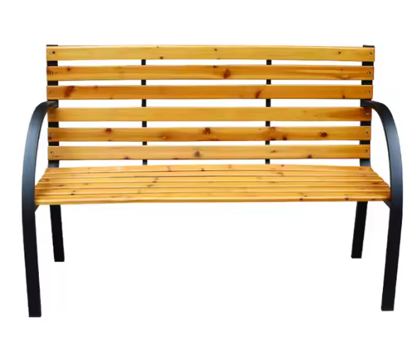 Banca de gradina din lemn, 73 x 125 cm, Lean 26569