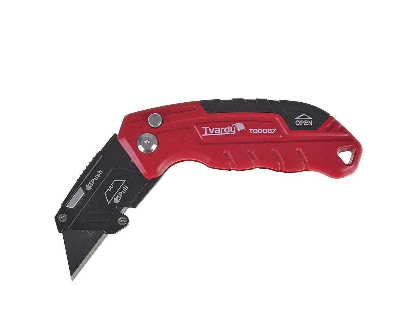 Cutter pliabil cu lama trapezoidala SK2H, 60 x 19 x 0.6 mm, Tvardy T00087A