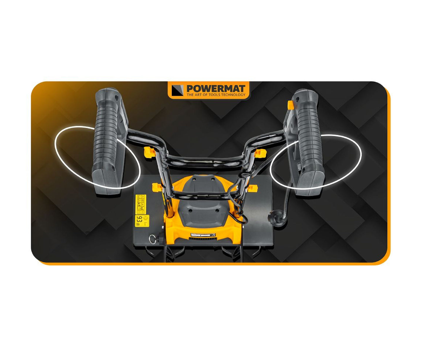 Motocultor electric PM-GGE-1900M, 1900 W, Powermat PM1387