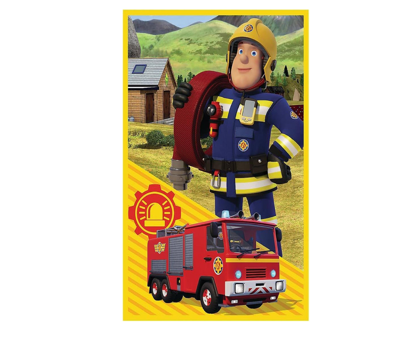 Puzzle Trefl set 3 x 50 elemente, Pompierul Sam, Lean 26370