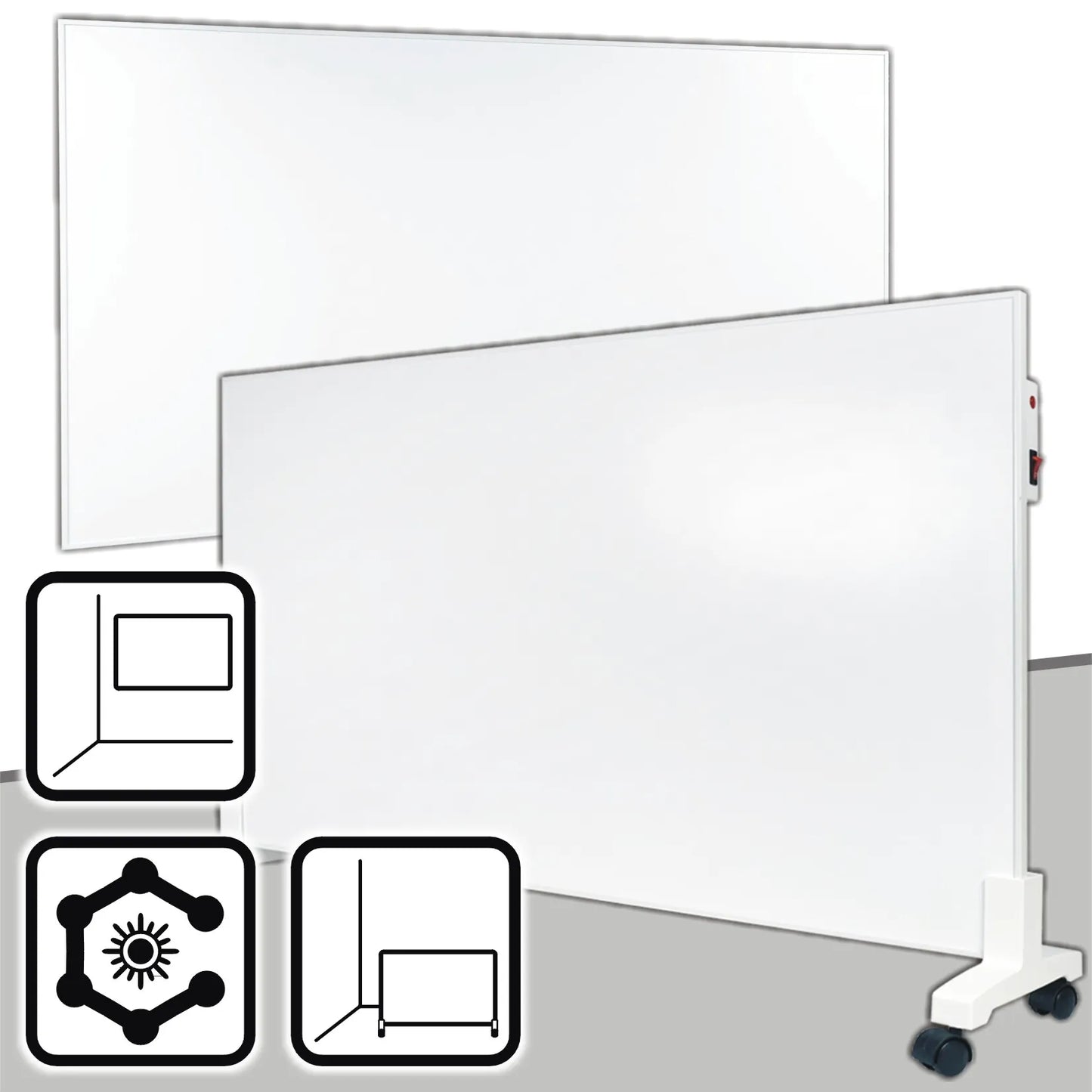 Panou de incalzire cu infrarosu Wertberg IR 1.10, 1000 W, Harder HD1017