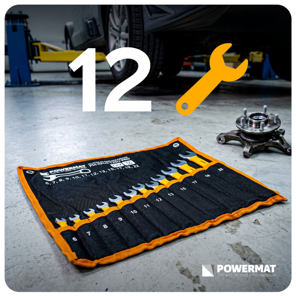 Set chei combinate PM-KPLO-12SU-PRO, 12 bucati, Powermat PM1622
