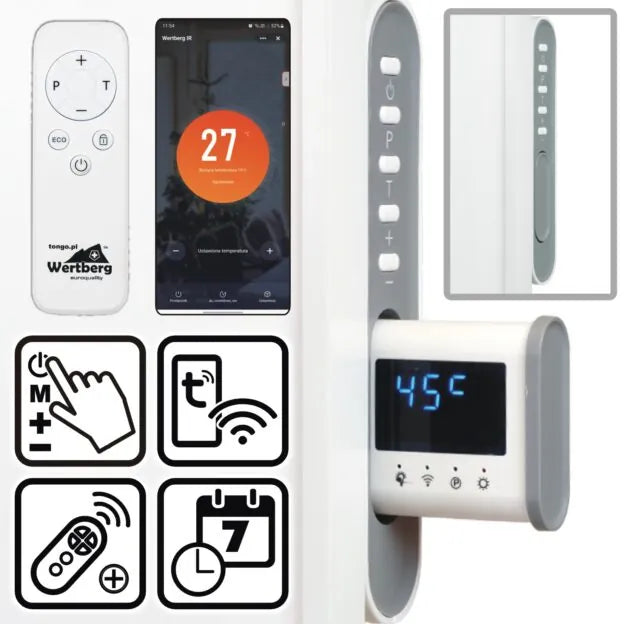 Panou de incalzire Wertberg IR 6.80, 800 W, Harder HD1012