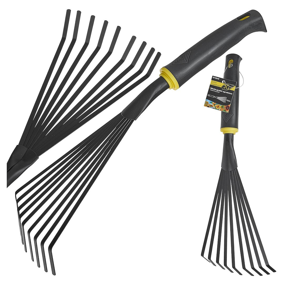 Mini grebla de gradina pentru frunze, 36 cm, Geko G72045