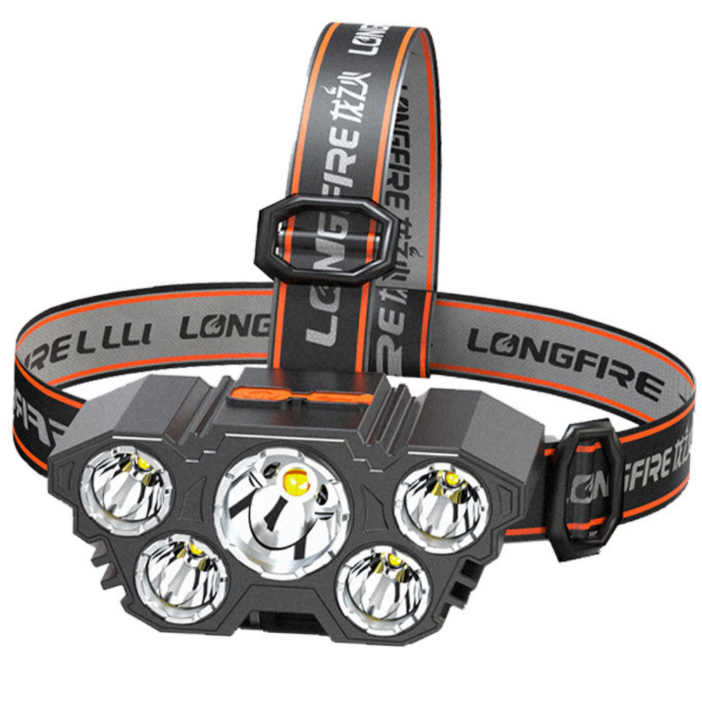 Lanterna de cap LED cu 5 diode, senzor de miscare, 4 moduri de iluminare, Lean 21016