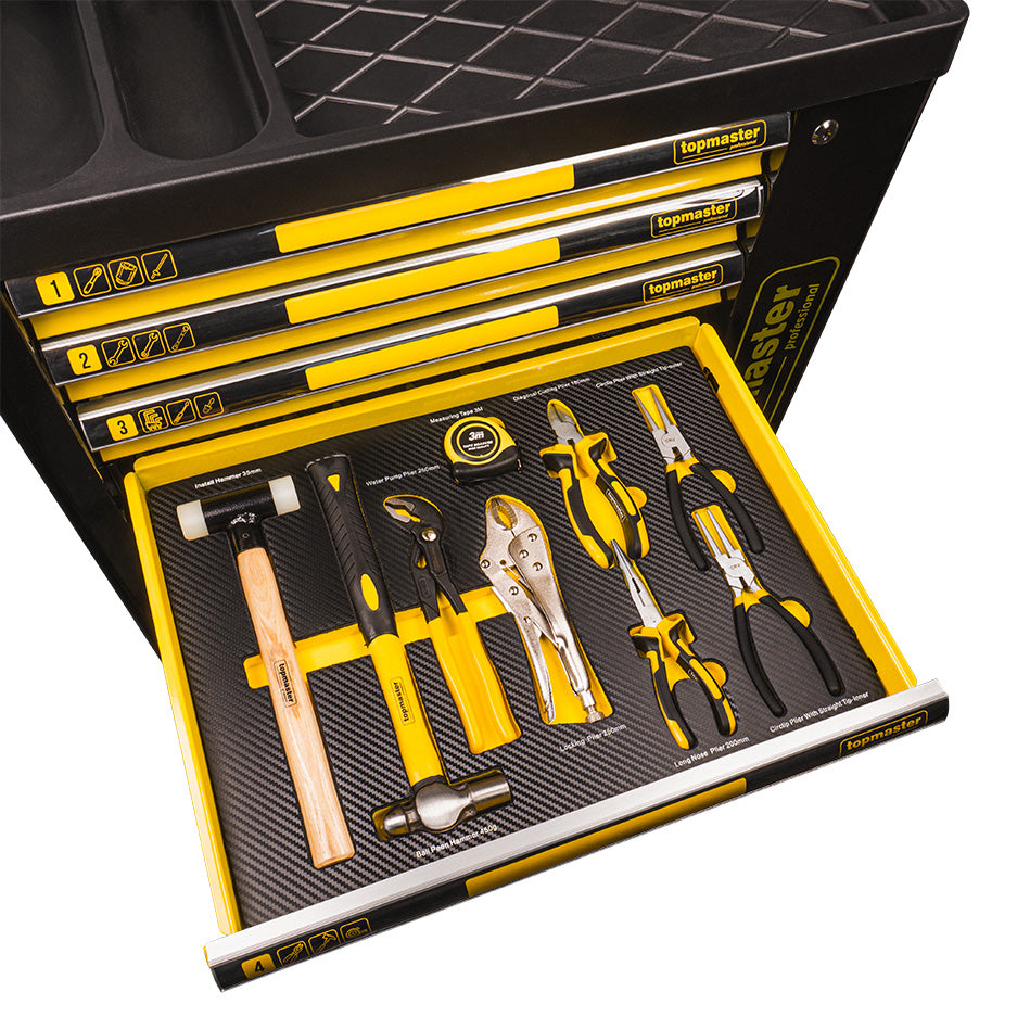 Dulap de scule cu 7 sertare, 219 piese, Topmaster 455550