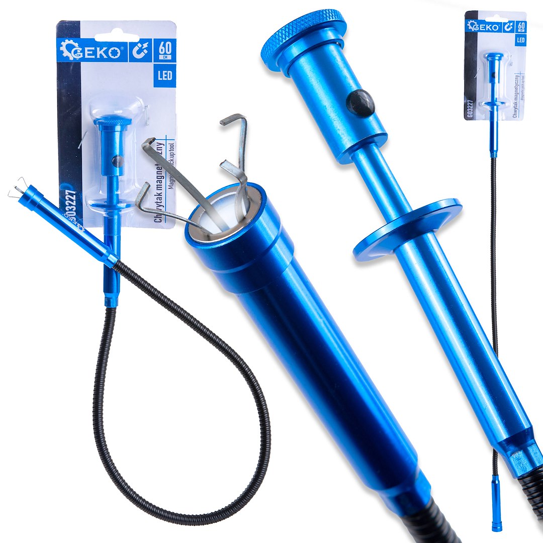 Cleste magnetic flexibil cu LED, 60 cm, Geko G03227