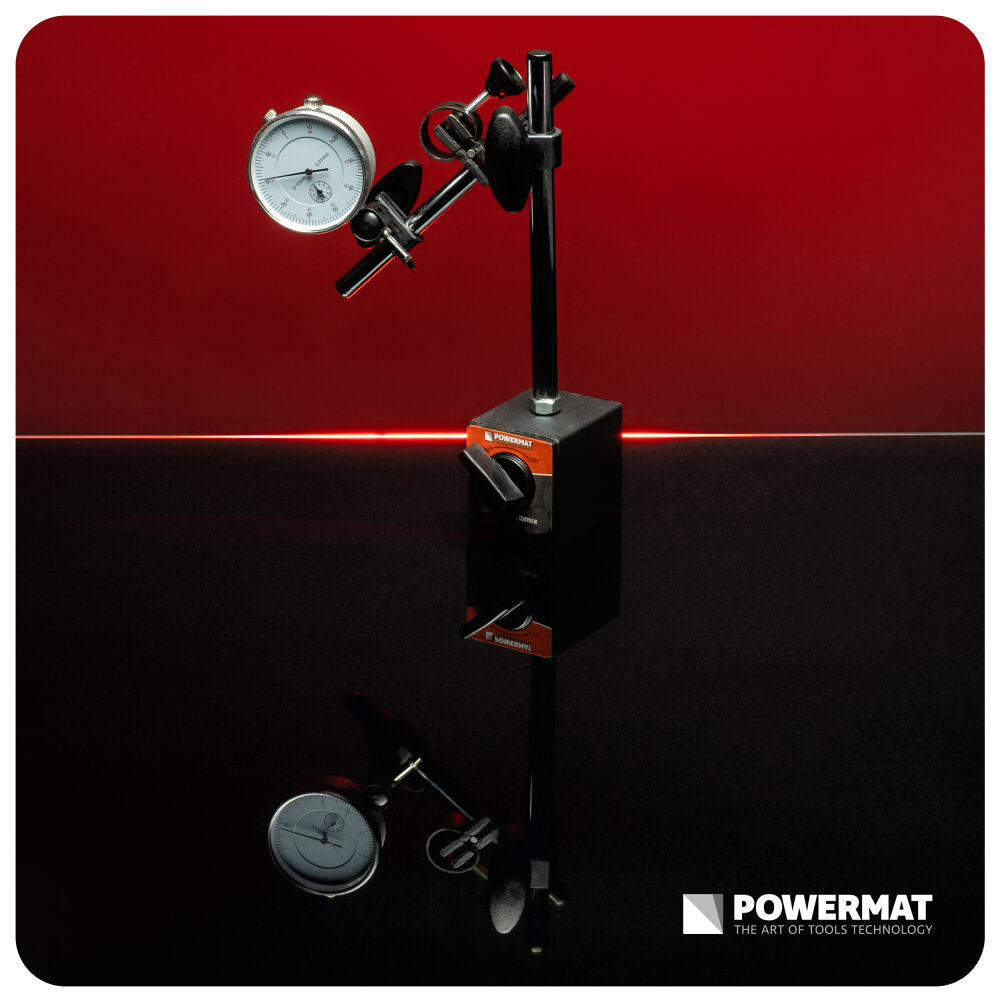 Set ceas comparator cu suport magnetic PM-CZ-10T, 0-10 mm, Powermat PM1521