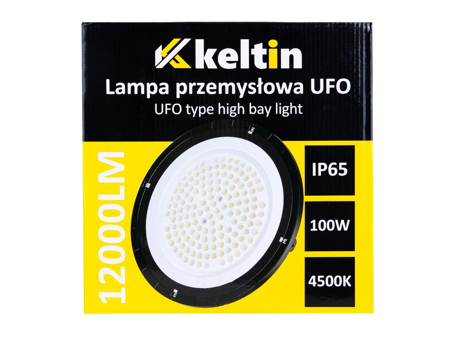 Proiector de lucru LED UFO, 100 W, 12000 lm, 4500K, IP65, Keltin K02073