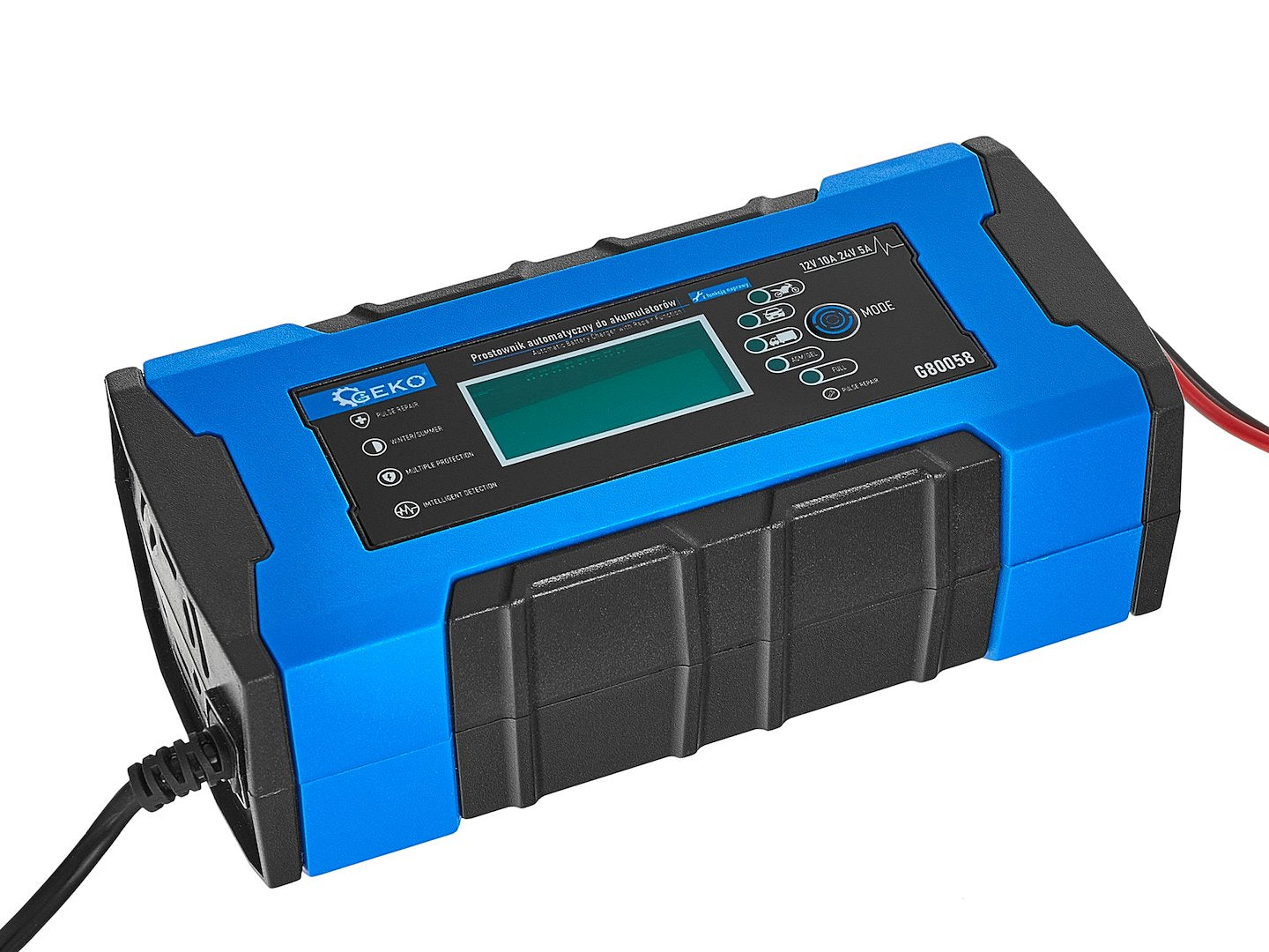 Starter auto multifunctional cu functia de reparare, 12 / 24 V, 10 A, Geko G80058