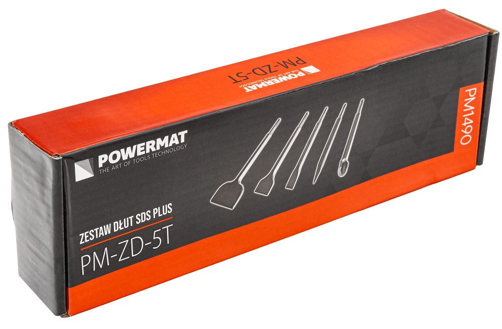 Set dalti SDS-plus PM-ZD-5T, 5 bucati, Powermat PM1490