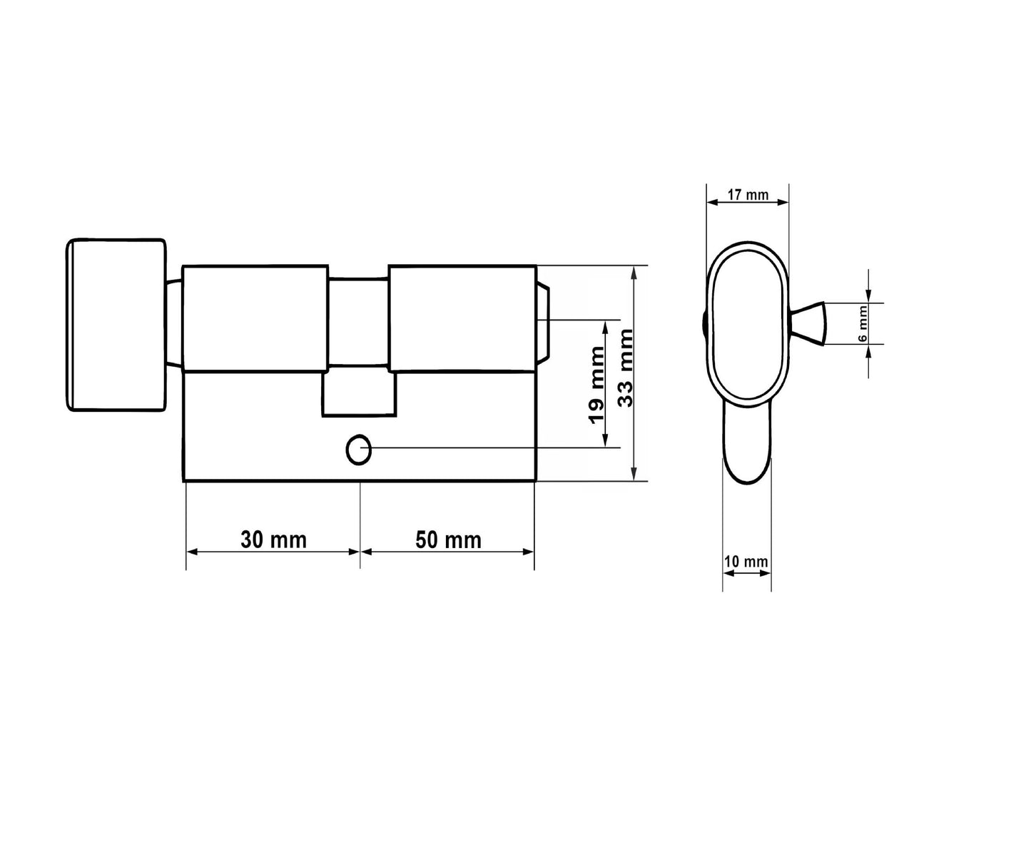Butuc aluminiu, 30g/50, Keltin K02644